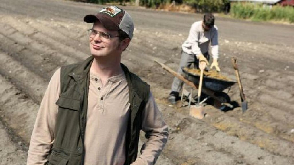 Dwight at Schrute Farms on The US Office on The Table Read