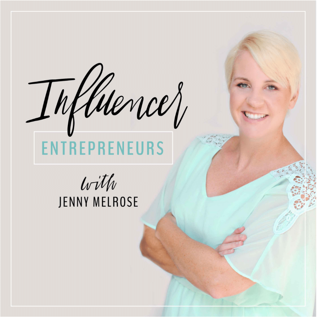 Jenny Melrose, Influencer Entrepreneurs, podcaster interview on The Table Read